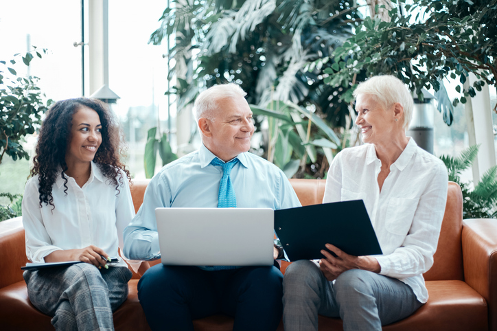 A financial advisor explaining how spousal IRAs and other joint accounts work.